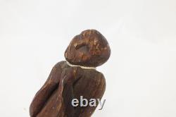Vtg Hand Carved Man Being Hanged Hangman Noose Western Folk Art Donshea Era
