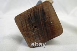 Vtg Hand Carved & Painted Cowboy with Chaps Vest Western Folk Art Donshea Era