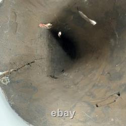 Vtg Hand Carved Painted Wood BALINESE Indonesian Pig Wild Boar 9x14 Folk Art