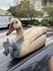 Vtg Hand Carved Wooden Style Goose Hunting Decoy Folk Art Signed