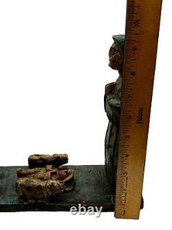 Vtg Mexican Primitive Hand Carved Wood Folk Art Nativity Mary Joseph Baby Jesus