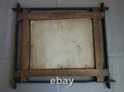 Vtg Old Antique Folk Tramp Art Wooden Carved Wall Picture Photograph Frame