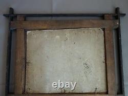 Vtg Old Antique Folk Tramp Art Wooden Carved Wall Picture Photograph Frame