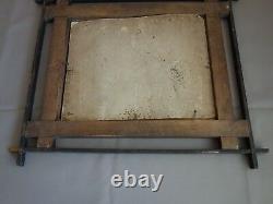 Vtg Old Antique Folk Tramp Art Wooden Carved Wall Picture Photograph Frame