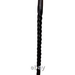 Walking Stick / Cane in Antique Folk Art Wood with Elephant and Animals 33