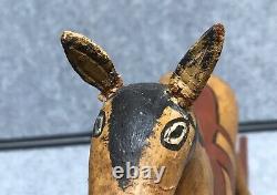 Walter and June Gottshall Carved Painted Horse Strawser PA Folk Art Read Desc