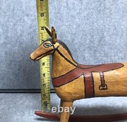 Walter and June Gottshall Carved Painted Horse Strawser PA Folk Art Read Desc