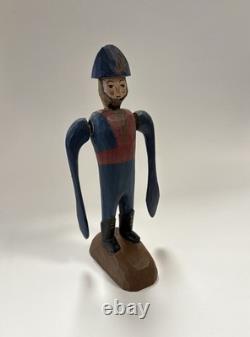 Wirligig Folk Art Carved Wood Revolutionary War Soldier 78 Pennsylvania Vintage
