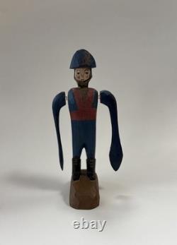 Wirligig Folk Art Carved Wood Revolutionary War Soldier 78 Pennsylvania Vintage