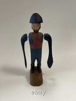 Wirligig Folk Art Carved Wood Revolutionary War Soldier 78 Pennsylvania Vintage