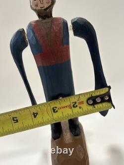 Wirligig Folk Art Carved Wood Revolutionary War Soldier 78 Pennsylvania Vintage