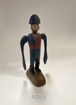 Wirligig Folk Art Carved Wood Revolutionary War Soldier 78 Pennsylvania Vintage