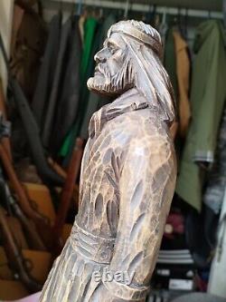 Wood Carved Figure luciano bressanini Argentina cowboy HECTOR GARBATI FOLK Art