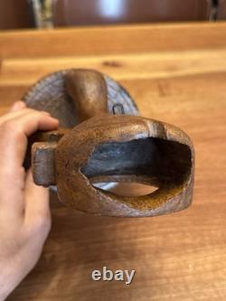 Wood Carved Watch Case 18th Century Folk Art