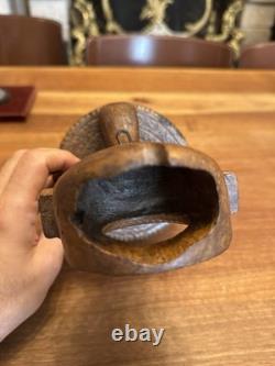 Wood Carved Watch Case 18th Century Folk Art