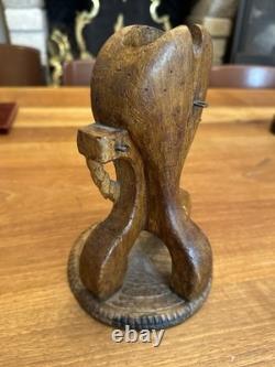Wood Carved Watch Case 18th Century Folk Art