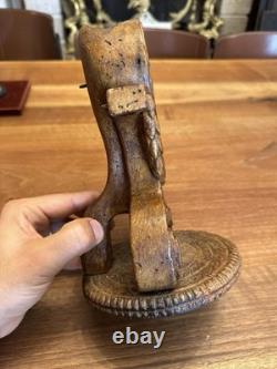 Wood Carved Watch Case 18th Century Folk Art