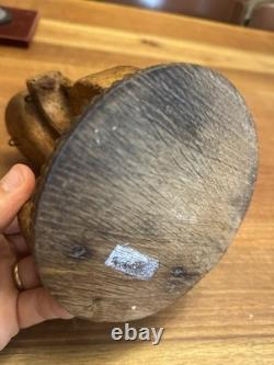 Wood Carved Watch Case 18th Century Folk Art