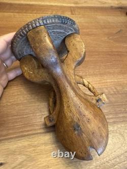 Wood Carved Watch Case 18th Century Folk Art