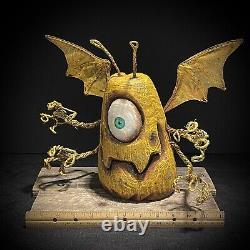 Wood Carving Alien Monster Wood Art Whimsical Art