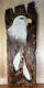 Wood Carving Eagle Chainsaw Cabin Decor Wall Art Carved Folk Art