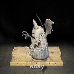 Wood Carving Gargoyle Halloween Decor Folk Art