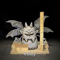 Wood Carving Gargoyle Halloween Decor Folk Art