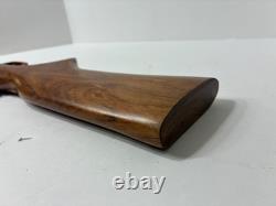 Wood carved single barrel shotgun approximately 40 inches long