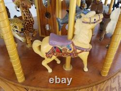 Wooden Hand Carved Carousel From YORK Pennsylvania Artist Great Folk Art Circus