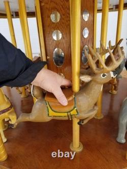 Wooden Hand Carved Carousel From YORK Pennsylvania Artist Great Folk Art Circus
