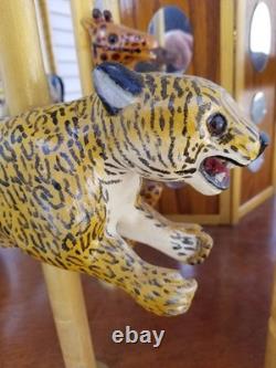 Wooden Hand Carved Carousel From YORK Pennsylvania Artist Great Folk Art Circus