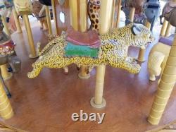 Wooden Hand Carved Carousel From YORK Pennsylvania Artist Great Folk Art Circus