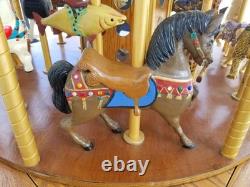 Wooden Hand Carved Carousel From YORK Pennsylvania Artist Great Folk Art Circus Wooden Hand Carved Carousel From YORK Pennsylvania Artist Great Folk Art Circus