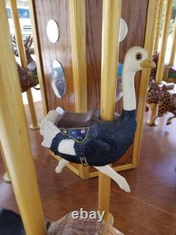 Wooden Hand Carved Carousel From YORK Pennsylvania Artist Great Folk Art Circus