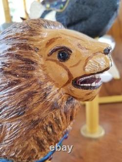 Wooden Hand Carved Carousel From YORK Pennsylvania Artist Great Folk Art Circus