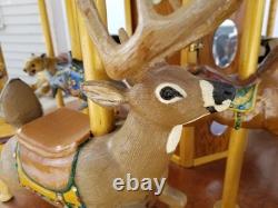 Wooden Hand Carved Carousel From YORK Pennsylvania Artist Great Folk Art Circus