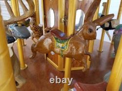 Wooden Hand Carved Carousel From YORK Pennsylvania Artist Great Folk Art Circus