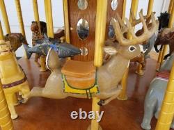 Wooden Hand Carved Carousel From YORK Pennsylvania Artist Great Folk Art Circus