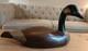 Xl Wood Hand Carved Canada Goose Decoy, Rustic Folk Art Americana 26x14x9