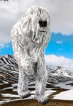 YETI of the HIMALAYAS, Walking -my hand carved/painted signed figure