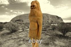 YOWIE of Australia-My hand carved 13 fig, signed, cherry wood (natural tone)