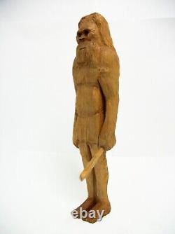 YOWIE of Australia-My hand carved 13 fig, signed, cherry wood (natural tone)