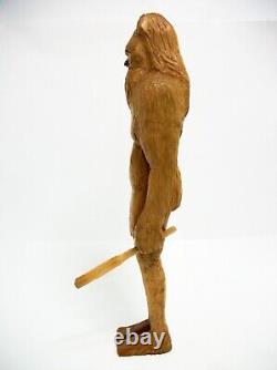 YOWIE of Australia-My hand carved 13 fig, signed, cherry wood (natural tone)