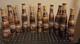 11 Bouteilles De Bi&egrave;re Lakemaid Sculpt&eacute;es &agrave; La Main En Bois De 2008, Lot Rustique D&rsquo;art Populaire Pour Cabine