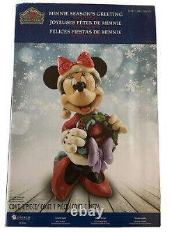 2021 Disney Traditions Jim Shore Costco Minnie Saisons Salutations 17 Figurine