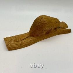 Adrien Arpin Art populaire Sculpture sur bois de castor Québec