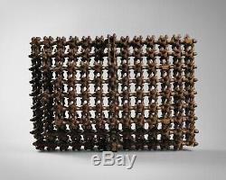 Antique Superbe Art'crown Clochard De L'art Folklorique Panier Sculpté D'épines Du 19ème Siècle Du