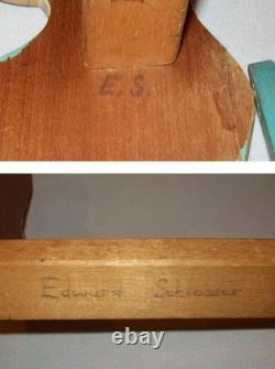 Antique vintage des années 1930, figure articulée en bois sculpté d’art populaire représentant l’Oncle Sam dansant, jigger