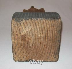 Antique vintage fin du XIXe siècle, années 1800, aigle en bois sculpté d’art populaire, peinture d’origine, bel état