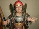 Art Folk Vintage Grand Bois Sculpté Saint/santos Archangel Gabriel Primitive